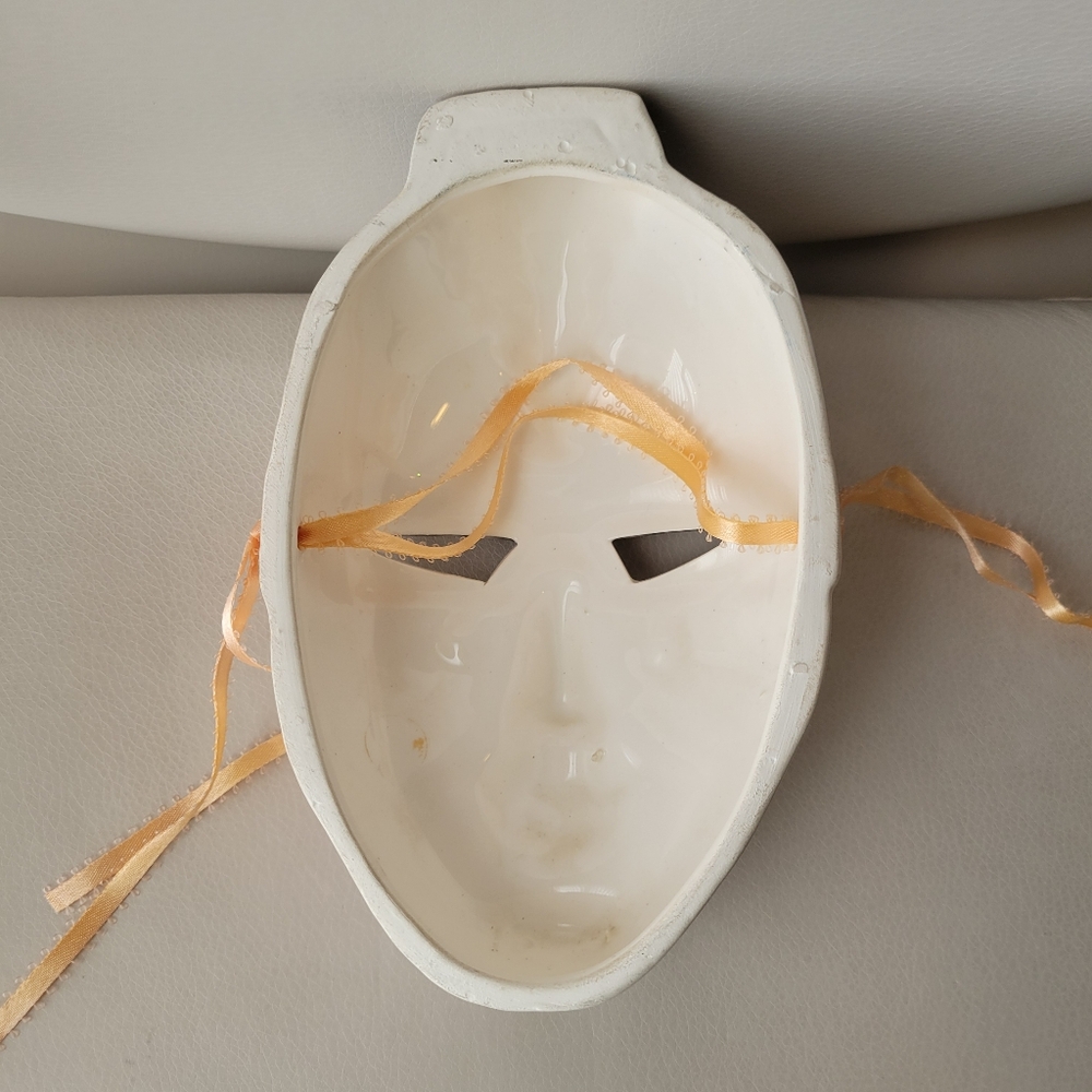 Ceramic Mask ~ Punk Rock ~ Mardi Gras ~ 1980s? ~ Studio 54 Glam! Fun! - Picture 11 of 16